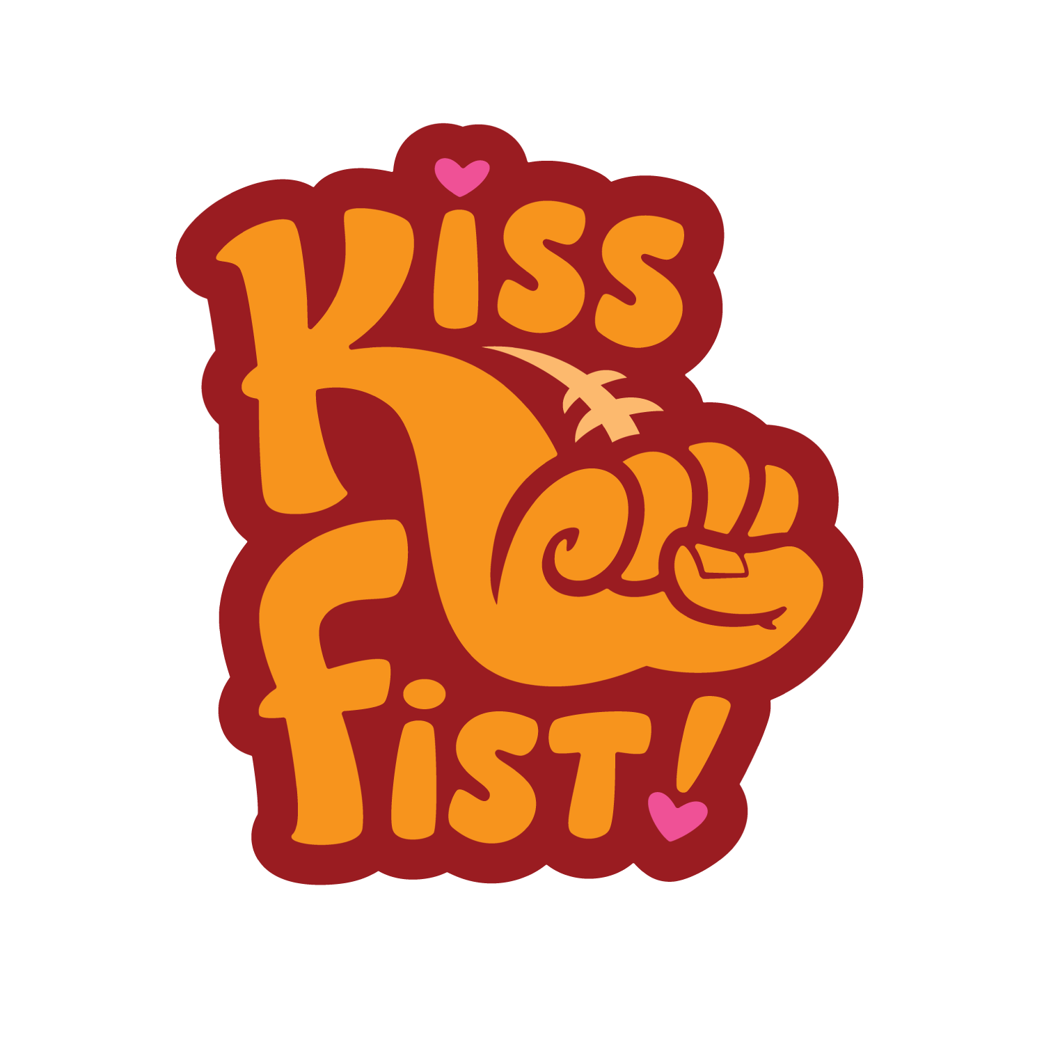 Groovy Kiss Fist Stickers (Variety)